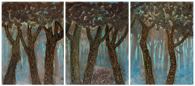 Blue forest